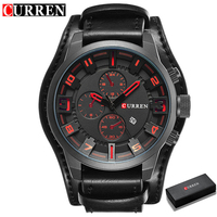 Montre Curren Homme 8225 Luxe Quartz Montre-Bracelet pour Hommes Étanche Décontractée Tendance Affaires Sport