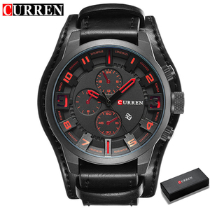 <span class=keywords><strong>Montre</strong></span> Curren <span class=keywords><strong>Homme</strong></span> 8225 Luxe Quartz <span class=keywords><strong>Montre</strong></span>-Bracelet pour Hommes Étanche Décontractée Tendance Affaires Sport - Product Image 5