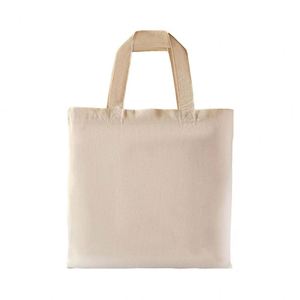 Sacs fourre-tout en toile de coton écologiques Minimarg 30x30cm+30cm avec poignées, tissu de qualité supérieure, lot de 10 – Sacs décoratifs pour le shopping - Product Image 1