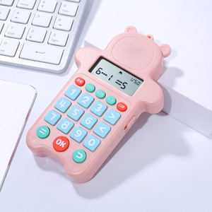 Calculatrice de cadeau mnémonique Calculatrice de jeu électronique promotionnelle Calculatrice d'arithmétique mentale pour enfants en forme d'ours - Product Image 3