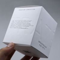 Boîte élégante en papier de coton à fermeture automatique avec estampage à chaud pour l'huile corporelle à l'argan