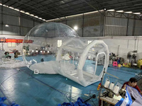 Structure Gonflable Transparente en Forme de Bulle pour Fêtes, Location de Structures Gonflables Publicitaires pour Usines