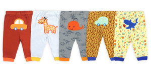 <span class=keywords><strong>Pantalones</strong></span> largos de algodón <span class=keywords><strong>para</strong></span> bebé recién <span class=keywords><strong>nacido</strong></span>, <span class=keywords><strong>pantalones</strong></span> con diseños de dibujos animados de animales, con patrones bordados - Product Image 2