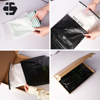 Eva OPP CPE Sac en plastique givré biodégradable imprimé pour vêtements Logo personnalisé réutilisable givré fermeture éclair Vêtement Sac usine