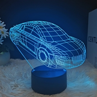 Projecteur Océan Anime Gamer Mini, Veilleuse Holographique à Effet Visuel 3D Dimmable, Veilleuse Anime LED