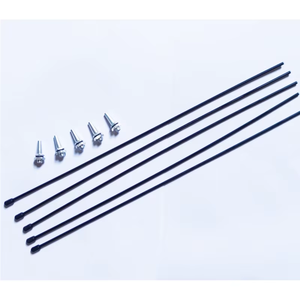 Lot de 5 tubes d'antenne universels de bonne qualité pour bateaux <span class=keywords><strong>RC</strong></span> avec base d'antenne pour l'assemblage d'antennes de modèles de bateaux et de voitures <span class=keywords><strong>RC</strong></span> - Product Image 4