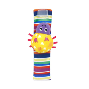Offre Spéciale Doux En Peluche Infantile Bébé Enfants Poignet Hochets Âne Girafe Cerf Singe Chaussettes <span class=keywords><strong>Hochet</strong></span> Jouets - Product Image 3