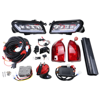 Kulüp araba Tempo ileriye LED ışık kiti Deluxe far kuyruk işık dönüş sinyali Buggy araba Golf arabası aksesuarları