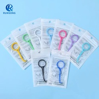 Kit d'outils de retrait d'aligneurs orthodontiques pour appareils dentaires invisibles, ensemble hygiénique de 5 couleurs avec poignées en silicone