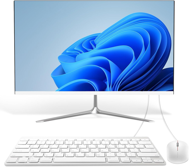 22/24/27 Inch All-in-One Desktop PC with Full HD Touchscreen LCD Display Intel Core Processor I3/I5/I7 Win11 Optional