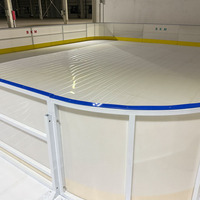 Dalles de patinoire synthétique à glace artificielle personnalisées en UHMWPE pour sols de hockey