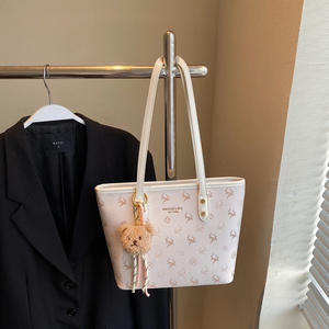 Tas Tote Wanita Mewah Bahan PU Grosir, Penutup Ritsleting, Ringan, Portabel, Tahan Lama, Desain Tahan Air, Tren Fashion, Penggunaan Sehari-hari - Product Image 3