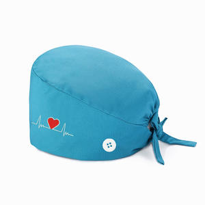 Chapeau chirurgical moderne minimaliste en coton réutilisable et lavable, unisexe, type bouffant, pour les professionnels de la santé - Product Image 6