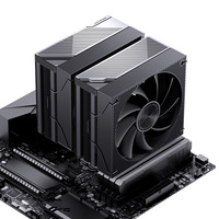 Ventilateur de dissipateur CPU Jonsbo CA90 ARGB en cuivre et aluminium 120 mm avec LED RGB, roulement fluide silencieux, boîtier d'ordinateur 76,57 CFM