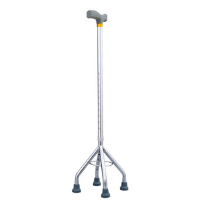 Aluminum Alloy Walking <b>Stick</b> Height Adjustable Anti Slip Four Legged For Elderly Outdoor Use - Product Image 5