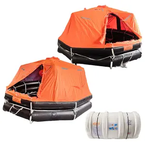 Manufacturer's price devit-launched type inflatable liferaft with SOLAS standard for sale