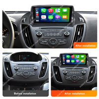 Reproductor de Audio para Auto MEKEDE 8+256G Android 15 con Pantalla Dividida para Ford Kuga 2012-2019, Navegación GPS, BT, FM, AM, Ventilador de Refrigeración