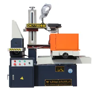 DK7735 Electroerosion מהיר לחתוך Cnc חוט חיתוך חשמלי שחיקה מכונת