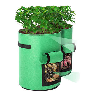 Filets de culture pour pommes de terre, 10 gallons, sac de culture pour pommes de terre, avec rabat et poignées, pour tapis de carotte - Product Image 1