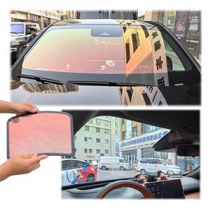 Film de teinte de fenêtre caméléon fantôme rouge violet 70% PET changement de couleur solaire UV preuve anti-déflagrant <span class=keywords><strong>pare</strong></span>-<span class=keywords><strong>brise</strong></span> avant pour voitures - Product Image 1