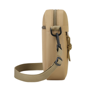 Sac bandoulière léger pour téléphone portable, personnalisable avec logo OEM/ODM, pour petites commandes d'usine, unisexe, mode extérieure, noir