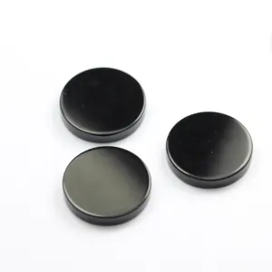 wholesale outlet directly black cabochon round natural agate stone onyx stone
