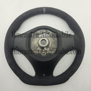 Volante Deportivo con Franja Superior Blanca de Alcántara, el Más Popular, para BMW Serie 3 E90 E91 E92 E93 - Product Image 3