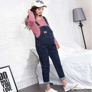 Mujeres <span class=keywords><strong>embarazadas</strong></span> Tallas grandes Ropa de maternidad Denim Jeans Mono Suspender Pantalones Pantalón Ropa Vientre <span class=keywords><strong>Cobertura</strong></span> Cómodo - Product Image 6