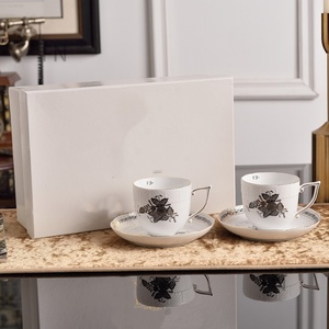 Modern Tea <b>Cup</b> and Saucer Luxury Ceramic Tea <b>Cup</b> Set Ceramic <b>Cup</b> and Saucer Modern Turkish Coffee <b>Cups</b> - Product Image 5