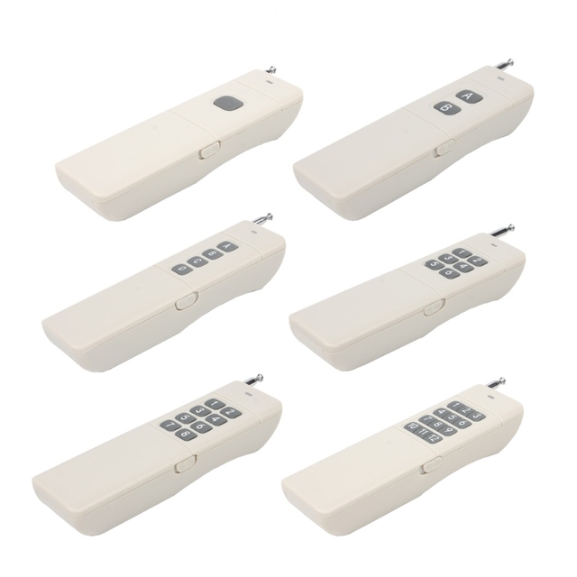 Original 3000m Long Range 1/2/4/6/8/12CH RF Remote Control Transmitter 433 MHz