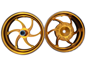 Rines de Aleación CNC de 12 Pulgadas de Ajuste Directo para Honda Giorno - Diseño Personalizado para el Sudeste Asiático - Product Image 2