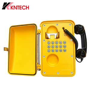 Téléphone industriel étanche IP66, téléphone robuste en alliage d'aluminium, téléphone d'urgence pour tunnel, métro, chemin de fer, extérieur - Product Image 5