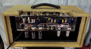 ¡EN STOCK con precio de promoción! Tweedle Dee Deluxe (5E3 Dumble <span class=keywords><strong>Mods</strong></span>) Tweed lacado, Grand Amp Head, 5AR4*1, 6V6*2, ECC83 * 2 Tubos - Product Image 6