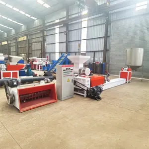 PP PE LDPE HDPE Film plastic granules recycling machine plastic extruder politelen