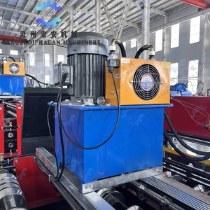 เครื่องขึ้นรูปลอนหลังคาทรงสี่เหลี่ยมคางหมูอัตโนมัติ พร้อม PLC เกียร์บ็อกซ์ เครื่องยนต์ ปั๊ม และลูกปืน - Product Image 6