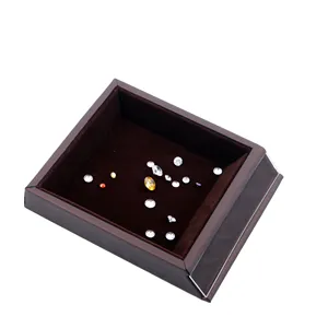 Diamond Display Tray With Details Name Card DK21606 Available In Black And White Jewelry Tray