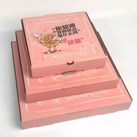 Boîte à pizza en carton ondulé blanc de luxe, personnalisable avec logo, 6/7/8/9/10 pouces, qualité alimentaire, emballage pour pizza