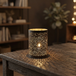 Jaula para velas perforada y grabada - Product Image 4