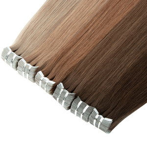 Extensions de <span class=keywords><strong>cheveux</strong></span> naturels humains adhésives ombrées professionnelles, best-seller en gros pour les stylistes de salon - Product Image 1