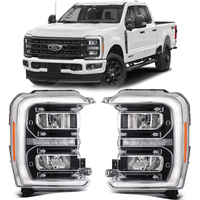 Phare RoadRage pour Ford F250 F350 F450 Super Duty 2023 2024 2025 – Ensemble de phares et feux avant – Pièces automobiles PC3Z13008M PC3Z13008L