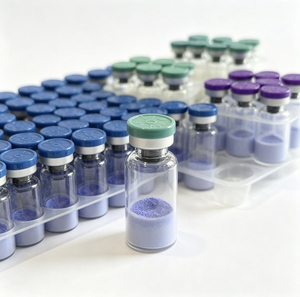 99%+ GHK-Cu Peptide 50mg/100mg AHK-Cu GHK-Cu Skin Lyophilized Powder CAS 89030-95-5 GHK-Cu Copper Peptide - Product Image 1