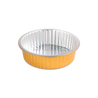 Barquettes jetables en aluminium pour barbecue avec couvercle en aluminium, moules ronds en pulpe moulée pour cuisson extérieure et rôtissage, idéales pour les pique-niques
