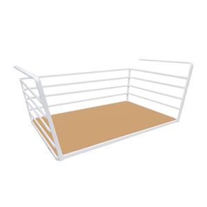 Organisateur de rangement mural en acier pour cuisine, panier de rangement mural moderne avec design écologique - Product Image 5