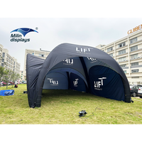 Nouvelle arrivée 10x10 carré Air jambe étanche auvent publicité tente gonflable pour l'extérieur fête Camping