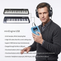 Module sonore MIDI portable Midiplus MiniEngine PRO, 128 voix GM, générateur de son 24 bits/48 kHz pour contrôleur de clavier MIDI