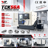 Centre de tournage CNC WOJIE TCK56A pour le traitement de pièces complexes (arbres, disques) avec une haute précision de positionnement