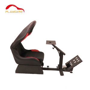 Cockpit <span class=keywords><strong>de</strong></span> simulation <span class=keywords><strong>de</strong></span> course pliable avec cadre métallique personnalisé, <span class=keywords><strong>simulateur</strong></span> <span class=keywords><strong>de</strong></span> jeu <span class=keywords><strong>de</strong></span> course, siège <span class=keywords><strong>de</strong></span> <span class=keywords><strong>conduite</strong></span> <span class=keywords><strong>pour</strong></span> PC, Wii, <span class=keywords><strong>Xbox</strong></span> 360, Logitech G25, G27, G29 - Product Image 6