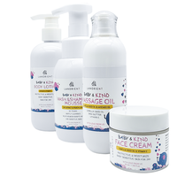 Produits de Bain pour Bébé Soins de la Peau Naturels Biologiques Lotion Bébé Shampoing et Lavant 3 en 1 Trousse de Soin pour Peau de Bébé