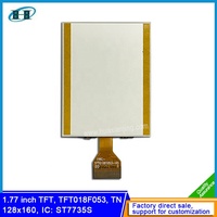 Layar HXJ 1.77 "tampilan TFT 1.8 inci TN 128x160 RGB 20 Pin 1.77 inci tampilan layar TFT