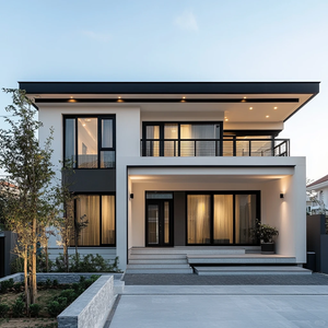 Casa Portatile Espandibile, <span class=keywords><strong>Villa</strong></span> Prefabbricata in Acciaio Leggero con Design a Parete in Vetro - Product Image 1